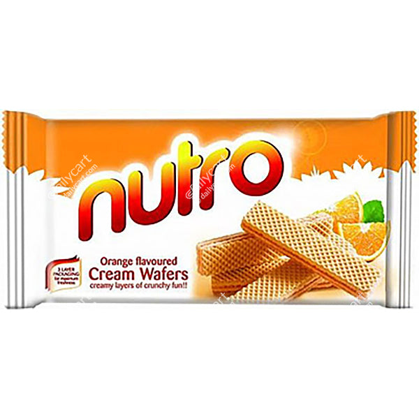 Nutro Cream Wafers - Orange, 75 g