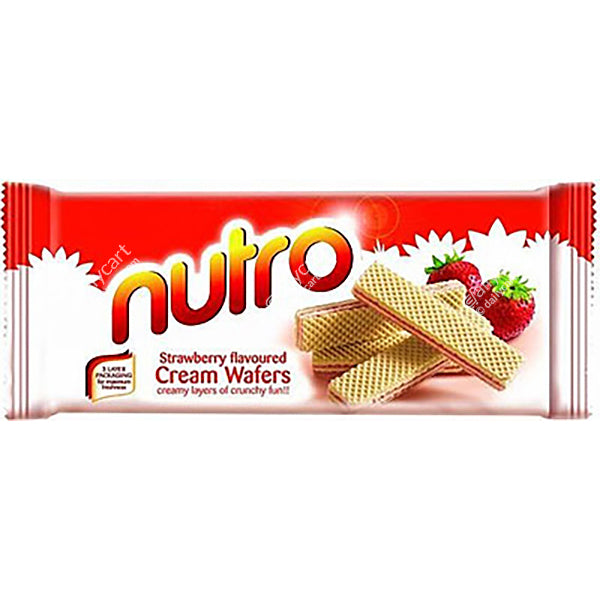 Nutro Cream Wafers - Strawberry, 75 g