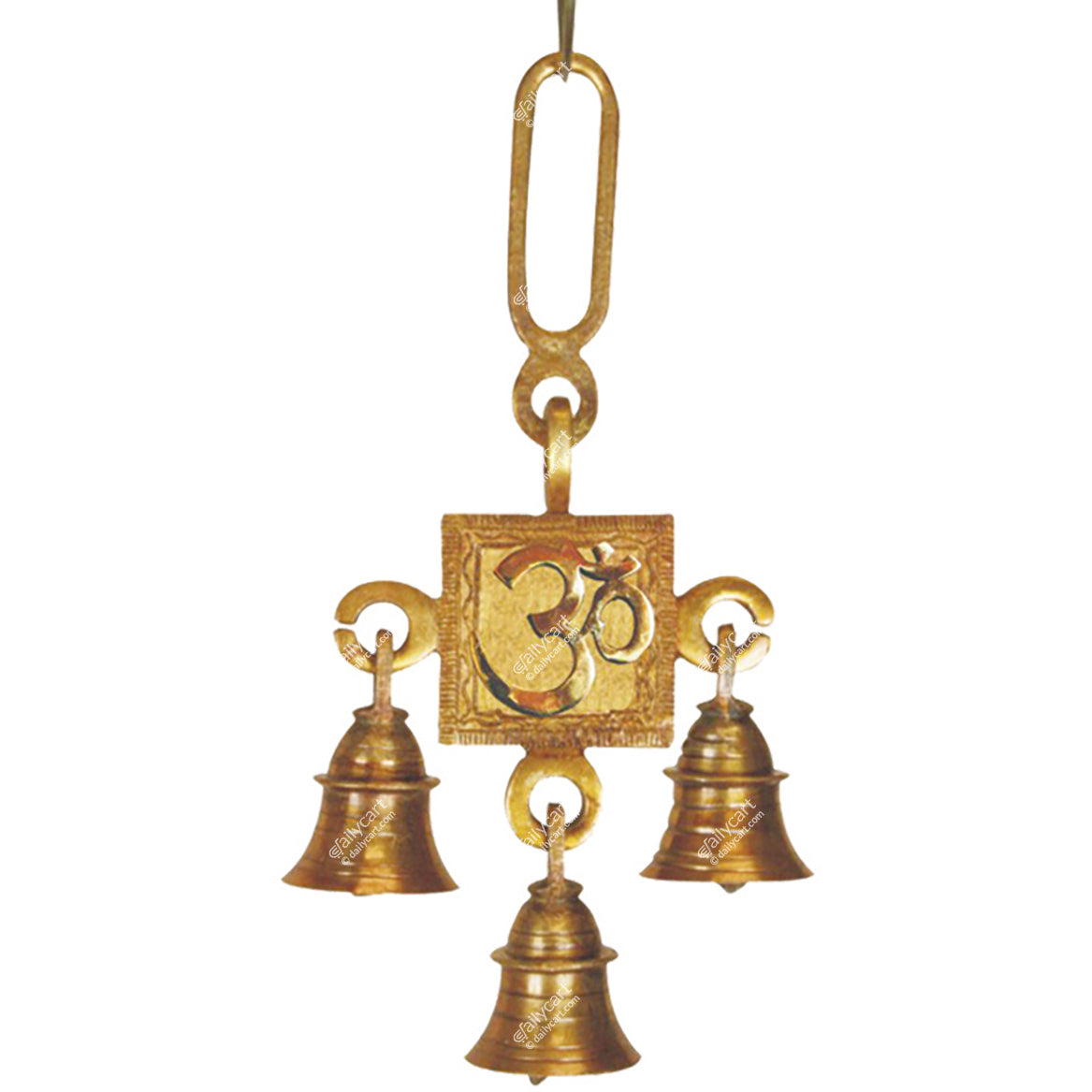 Om Hanging Bell, 7" Inch