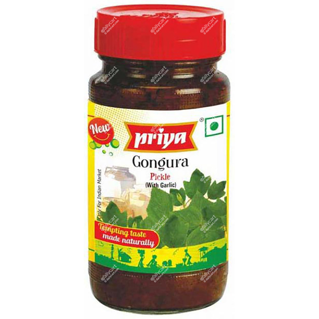 Priya Gongura Pickle With Garlic, 300 g