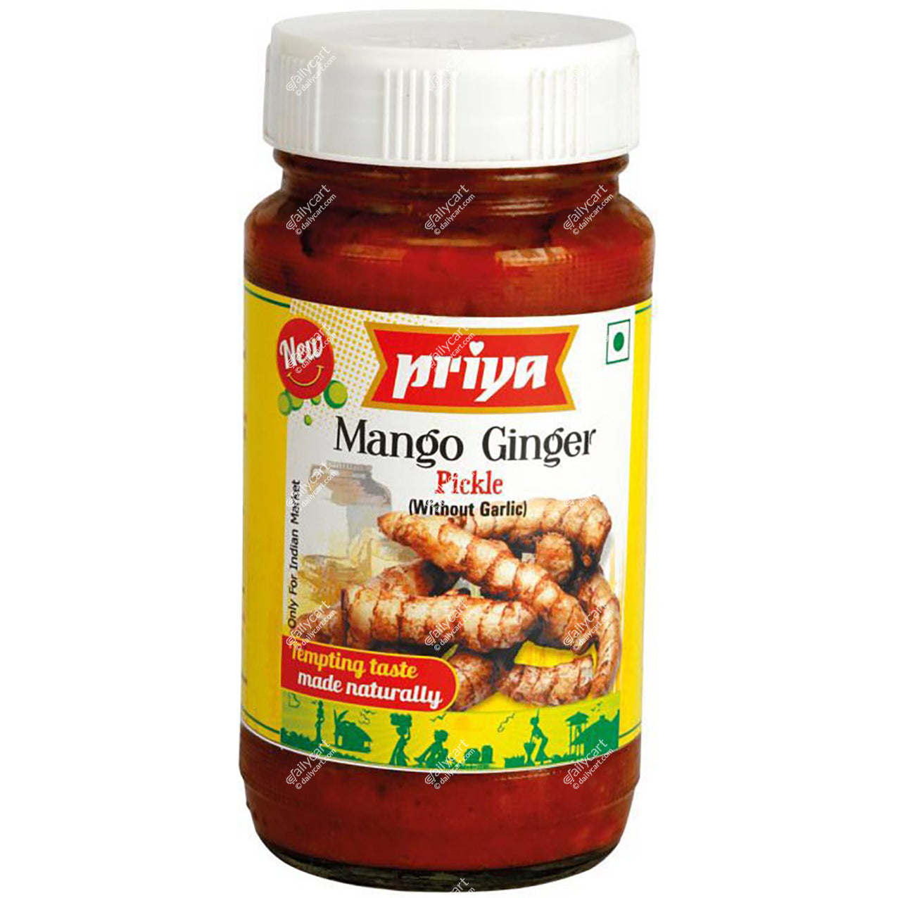 Priya Mango Ginger Pickle Without Garlic, 300 g