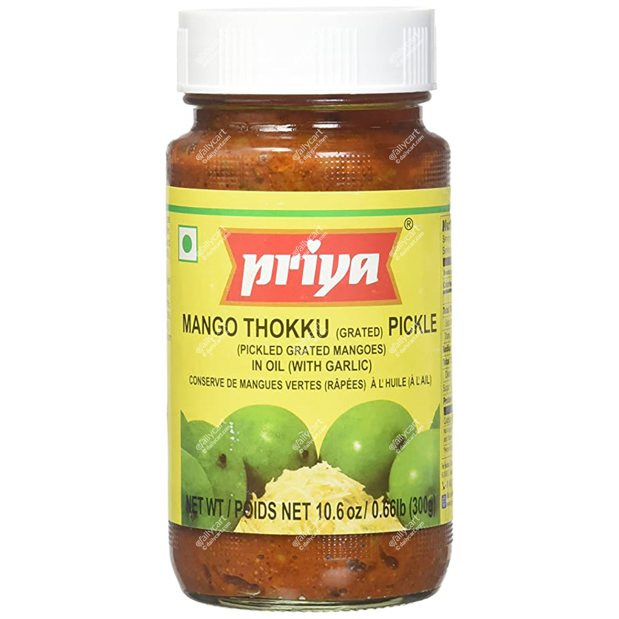 Priya Mango Thokku Pickle With Garlic, 1 kg