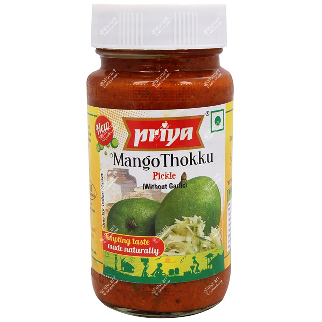 Priya Mango Thokku Pickle Without Garlic, 300 g