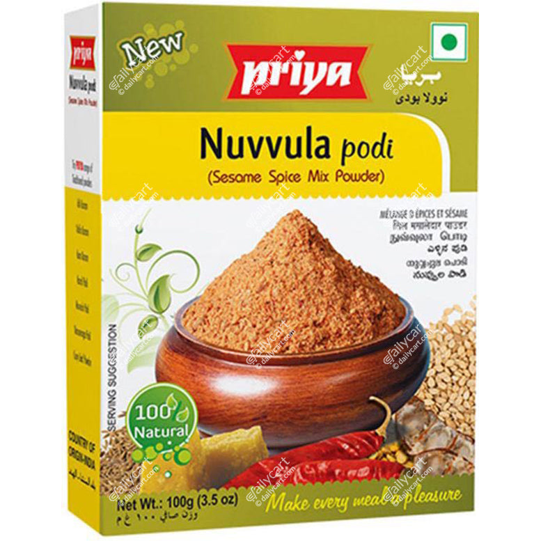 Priya Nuvvula Podi (Sesame) Powder, 100 g