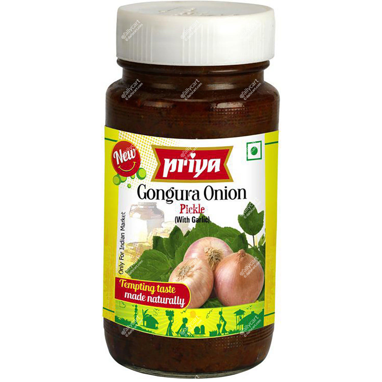 Priya Onion Gongura Pickle With Garlic, 300 g