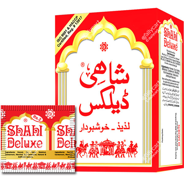Shahi Deluxe Sweet Supari, 3 g Pouch, 24 Pieces
