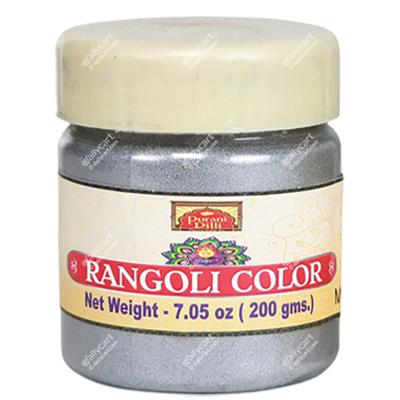 Rangoli Powder - Silver, 200 g