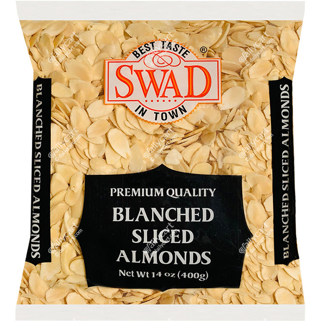 Swad Almonds Blanched Sliced, 400 g