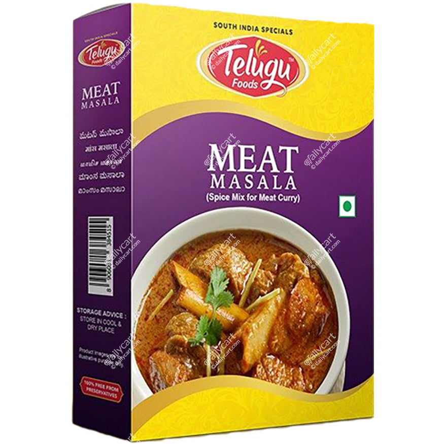Telugu Foods Meat Masala, 90 g
