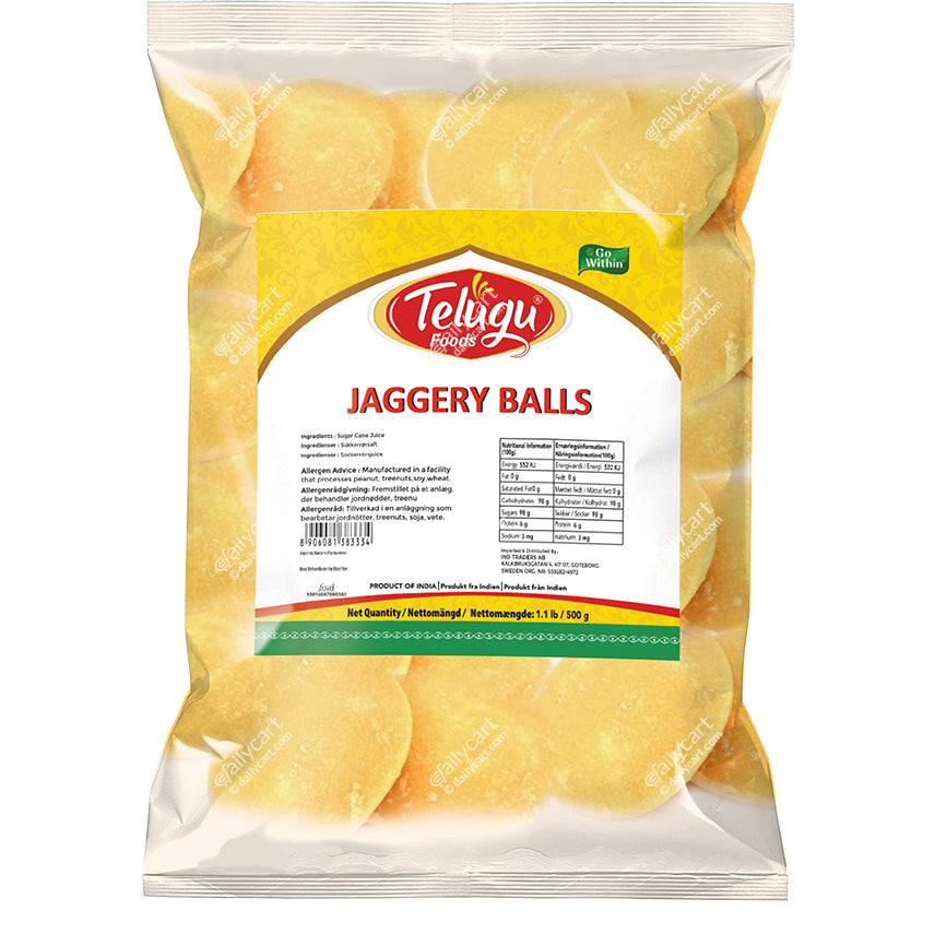 Telugu Foods Jaggery Balls, 2 lb