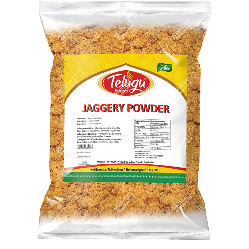 Telugu Foods Jaggery Powder, 2 lb