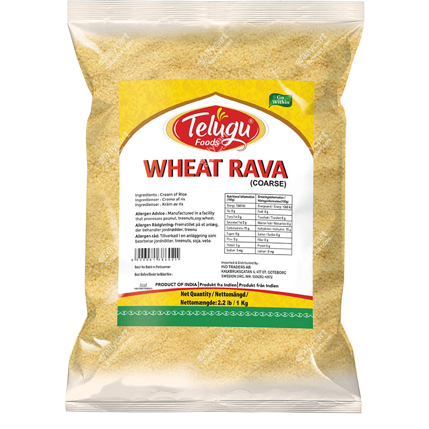 Telugu Wheat Rava, 2 lb