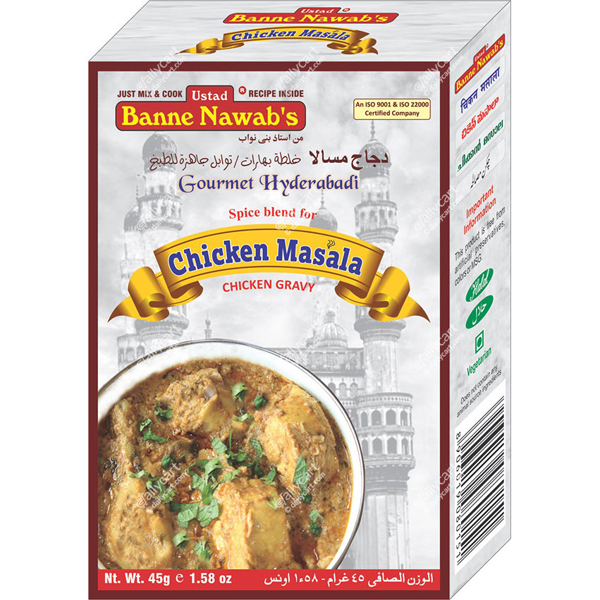 Ustad Banne Nawab's Chicken Masala, 45 g
